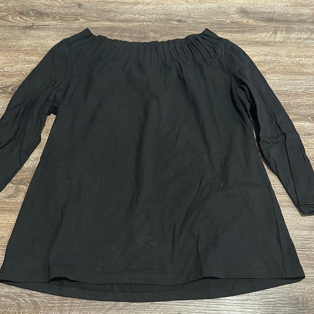 Talbots Women’s Off the Shoulder Top - Size Petite Medium